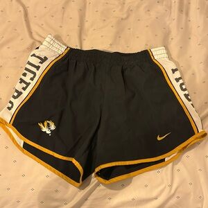 MIZZOU Nike athletic shorts
